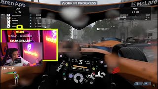 Lando Norris Reacts to Him Taking Daniel RIcciardo Out in F1 2021