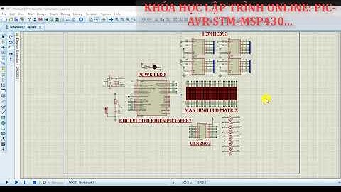 50 | BIỂN QUANG BÁO GIAO TIẾP LED MATRIX 8X32 PIC16F887