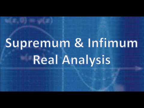 Real Analysis: Supremum