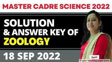 Master Cadre Zoology 2022 Answer Key | Chetan Setia | Math Tricks | Best Coaching For Master Cadre