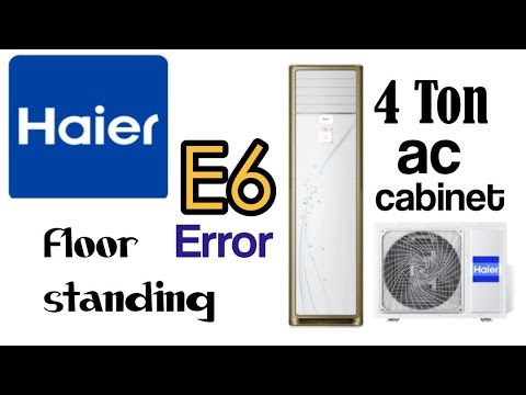 Haier 4 Ton Floor Standing Ac E6 Error | Haier 4 ton ac e6 error solve in Urdu| Hindi