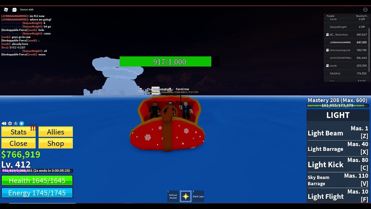 LIVE GRINDING LEVELS & RAID! BE MY MEMBERS! 4 ROBLOX KING LEGACY