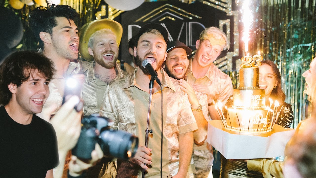 DAVID'S 23rd BIRTHDAY SURPRISE!! (again) DAVID'S 23rd BIRTHDAY SURPRISE!! (again)