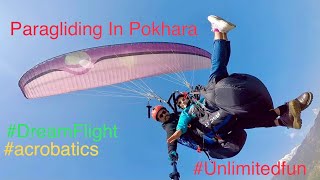 Paragliding In Pokhara || When Her Dream Came Reality