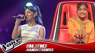 Yashini Dilhara Ha Chuttak හ චටටක Blind Auditions The Voice Teens Sri Lanka S3