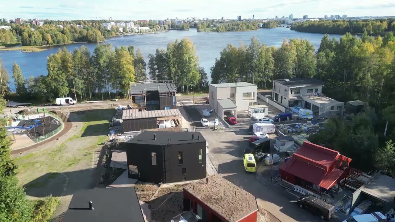 Asuntomessut Oulussa 2025 – syksyn 2024 drone-lento alueella