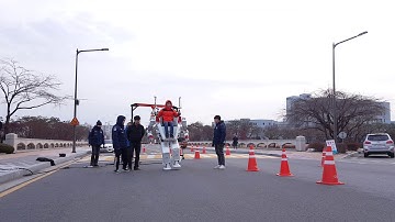 [HUBO LAB] Human passenger carrying biped walking robot FX-2