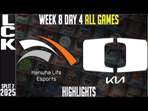 HLE vs DK Highlights ALL GAMES | LCK W8D4 Split 2 2025 | Hanwha Life Esports vs Dplus KIA