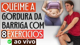 🔴Que minha gordura da barriga com oito exercícios