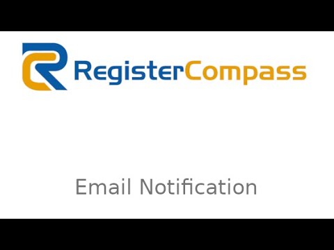 RegisterCompass Tutorial #5 - Email Notification