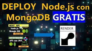 Deploy Node.js y MongoDB en Render hosting gratis