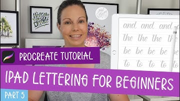 iPad Lettering Practice - How to make words look CONSISTENT & BEAUTIFUL