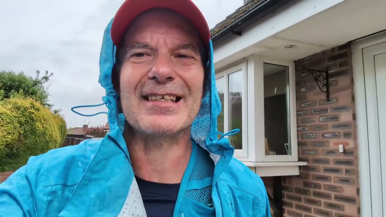 Waterproof Running Jacket test.