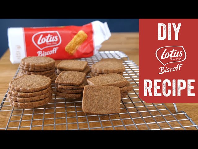 Homemade Lotus Biscoff Cookies & Spread Recipe