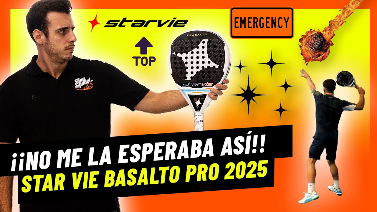 Review Star Vie Basalto Pro 2025 ☄️ ¿La mejor pala de pádel de Star Vie?
