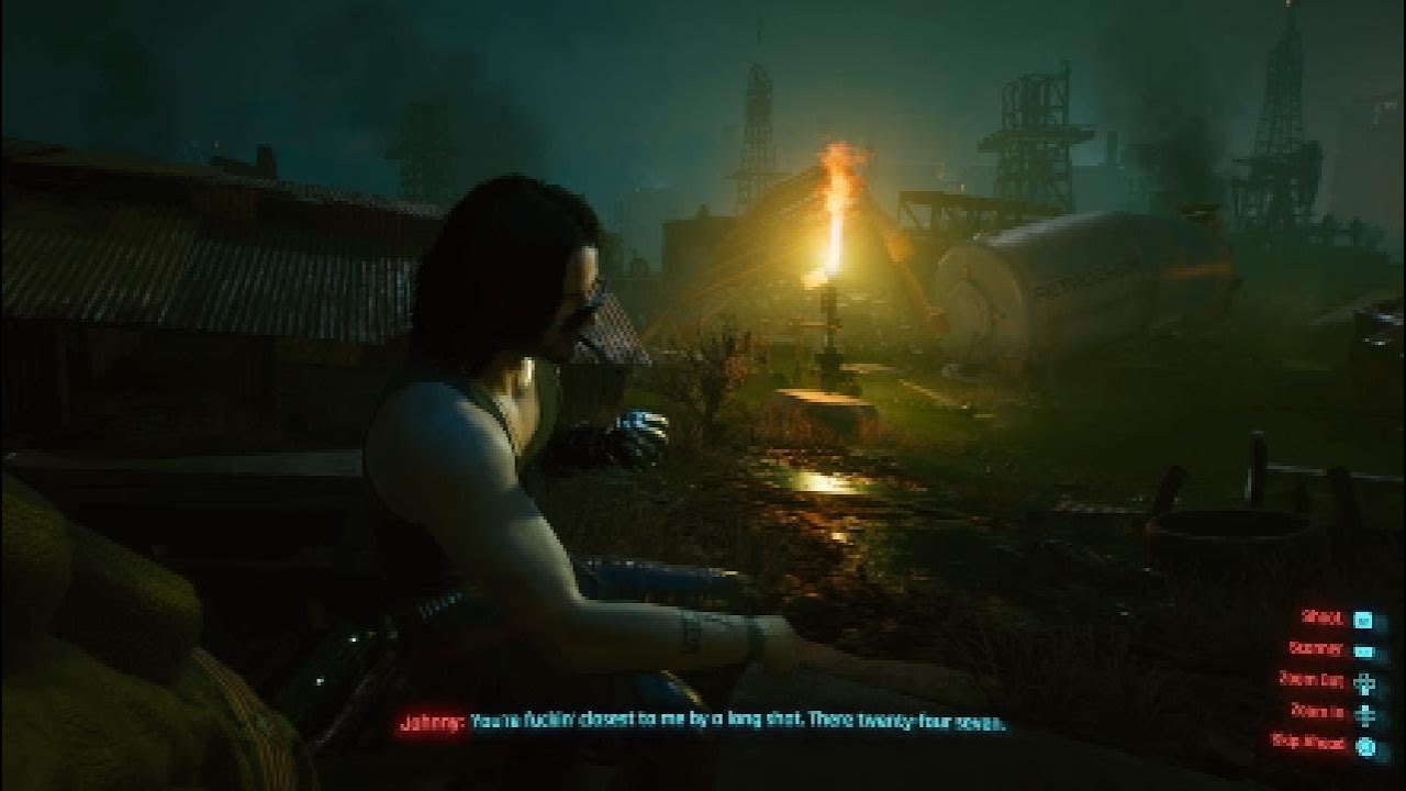 Cyberpunk 2077 Visiting Johnny's grave YouTube