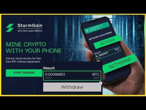 Stormgain Bitcoin Cloud Mining|| Miner || Mine Bitcoin / BTC On Daily Basis
