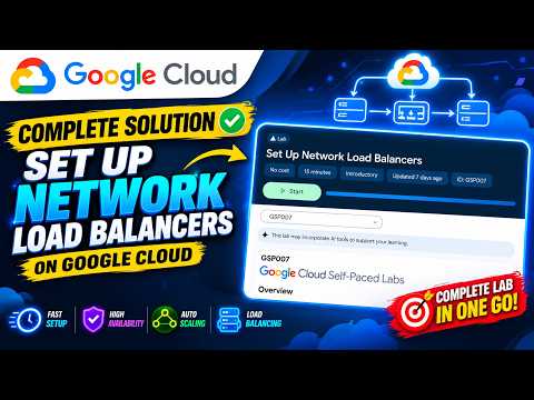 Set Up Network Load Balancers (GSP007) | Complete Solution with Just 1 Command! 🚀
