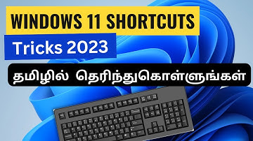 Top keyboard shortcut keys in Tamil| Windows 11 shortcut keys| shortcut tricks tamil| Codebinx