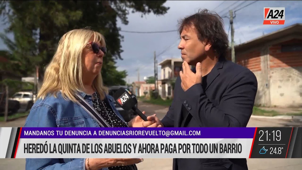 En sus terrenos levantaron un barrio pero los impuestos siguen a su nombre