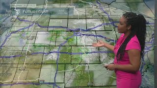 Today we will be drying out and slowly warming up ahead of the weekend