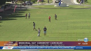 Memorial Day canceled at Punchbowl