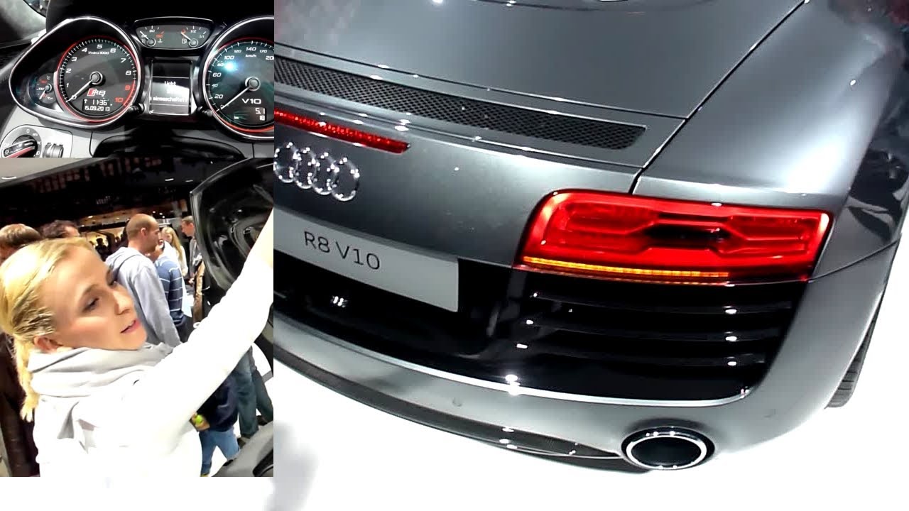 2013 AUDI R8 V10 SPYDER 5.2 FSI quattro Exterieur & Interieur in Detail IAA 2013