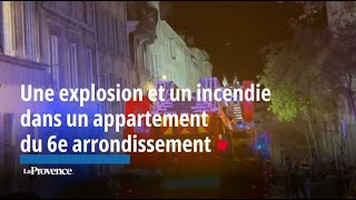 Marseille : une explosion et un incendie dans un appartement dans le 6e arrondissement
