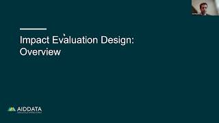 Lesson 6:  Overview of Impact Evaluation Design