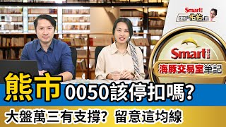熊市震盪！0050定期定額該停扣嗎？大盤萬三支撐，先看10日均線｜范振鴻，佑佑｜理財佑佑班