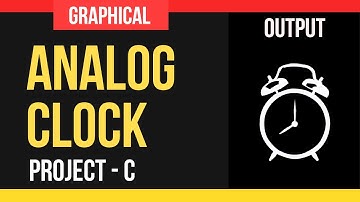 Analog Clock in C using Graphics - C++ Game Programming Tutorial