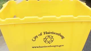 What s going on with recycling in Harrisonburg