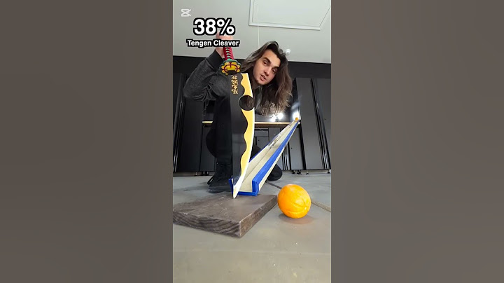 Different levels of sharpness slicing into an orange