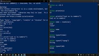 Clase 0.5  : Introducción a Julia y a Python II