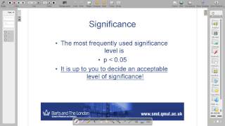 iteachstats - lecture 3: Hypothesis Testing - Part 2 Significance)
