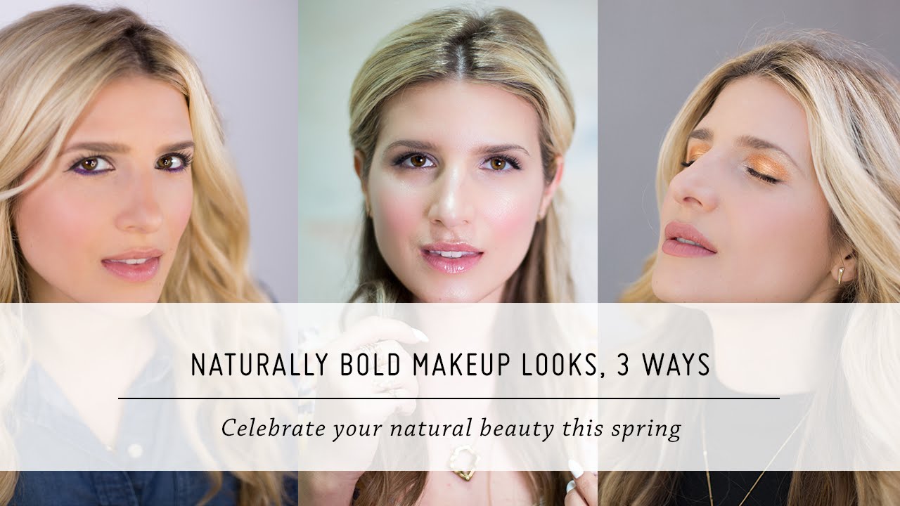 Natural & Bold Beauty, 3 Ways Spring Style and Makeup Looks Mr Kate