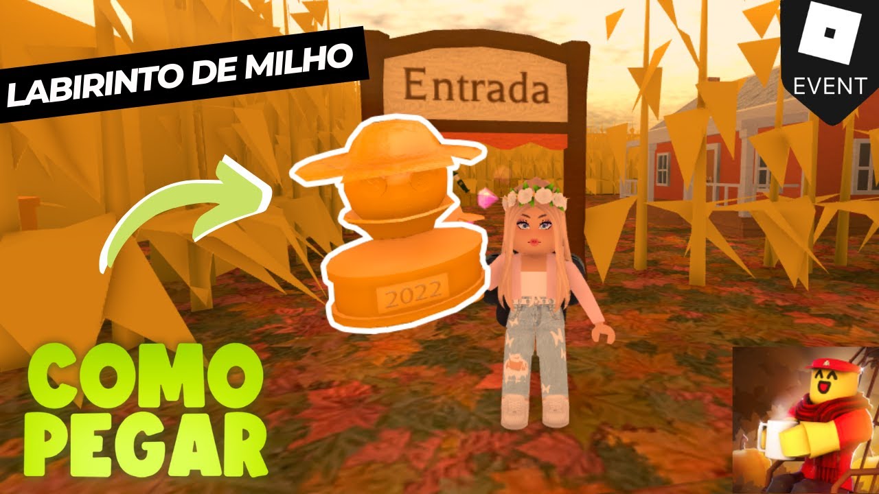 COMO FAZER A MISSÃO DO LABIRINTO DE MILHO E GANHAR O TROFÉU 2022 NA PIZZARIA  PIZZA PLACE!. ROBLOX 