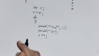 Example of do while loop in C Programming | #cprogramming