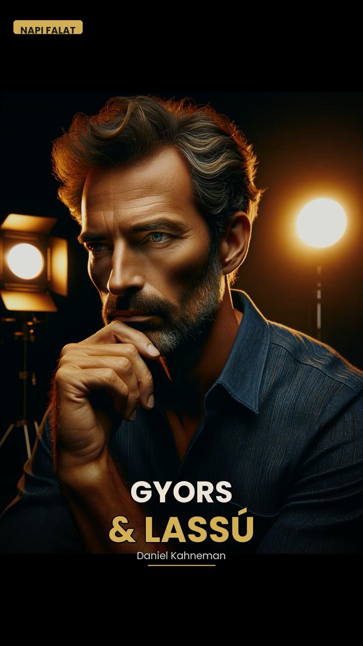 Napi falat — Rendszer 1 és 2 (Gyors és lassú gondolkodás)
