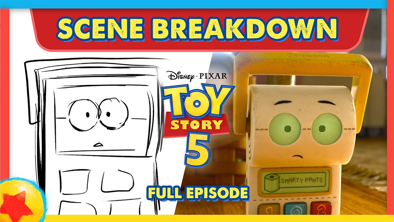 "Smarty Pants Needs Batteries!" BTS | Pixar's Set the Scene