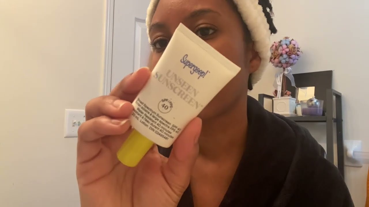 Supergoop! Unseen Sunscreen // The BEST sunscreen for Black Women