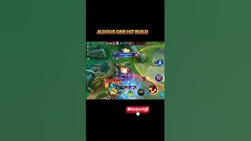 ALDOUS ONE HIT BUILD #mobilelegends #mlbb #mlbbesports #aldous #ml #argus #mlb #alpha #gaming