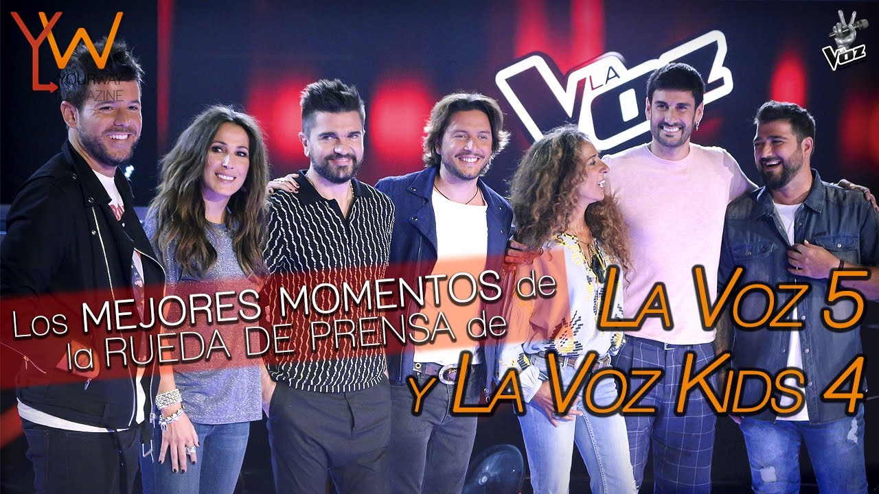 MEJORES MOMENTOS | Rueda de prensa de LA VOZ 5 y LA VOZ KIDS 4 España