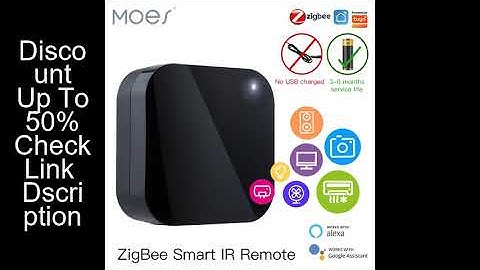 MOES Tuya ZigBee Smart IR Remote Control Universal Infrared Remote Controller for Smart Home works w