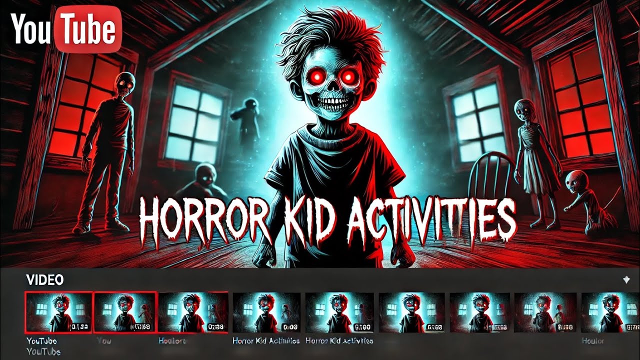 Scrary Kit Scary Kid Activities 😦😭#scarykidchannel #horrorstories - YouTube
