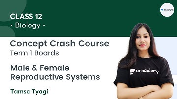 Male & Female Reproductive Systems | Concept Crash Course: Term 1 Boards | Class 12 | Tamsa Tyagi