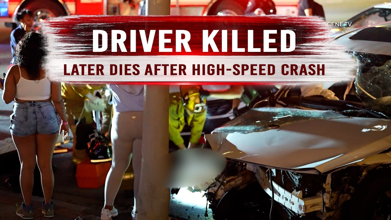 Woman Ejected, Later Dies After High-Speed Crash in Downtown LA - YouTube