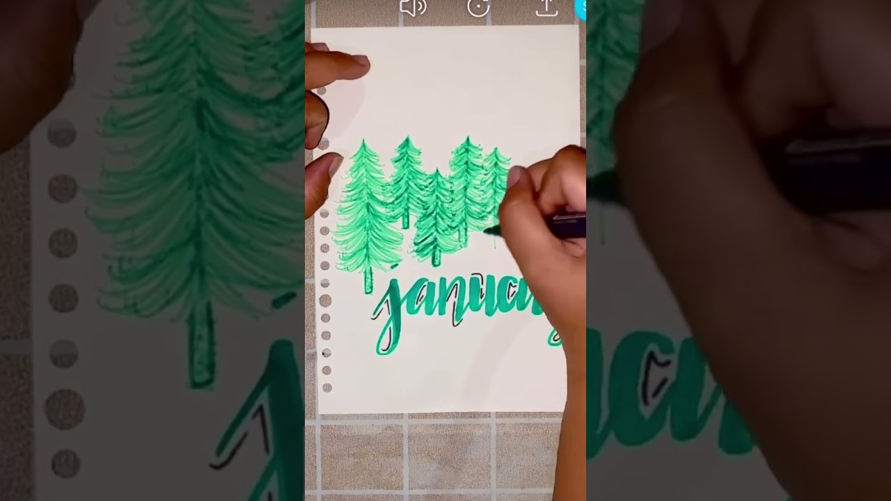 January Bujo Cover Page 