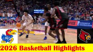 #11 Louisville vs #17 Kansas Basketball Game Highlights 10 21 2026