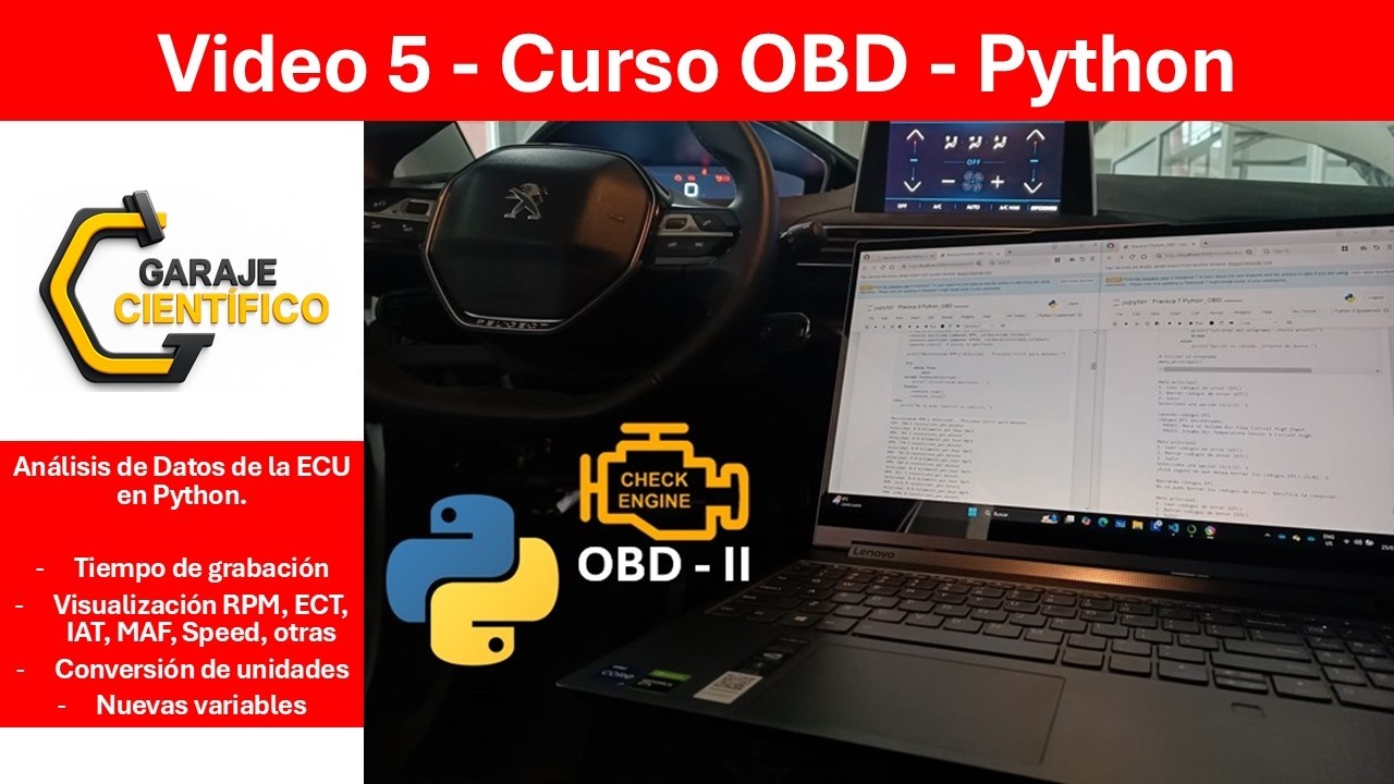 Visualización y Análisis de Datos OBD-II con Python (video 5) - YouTube